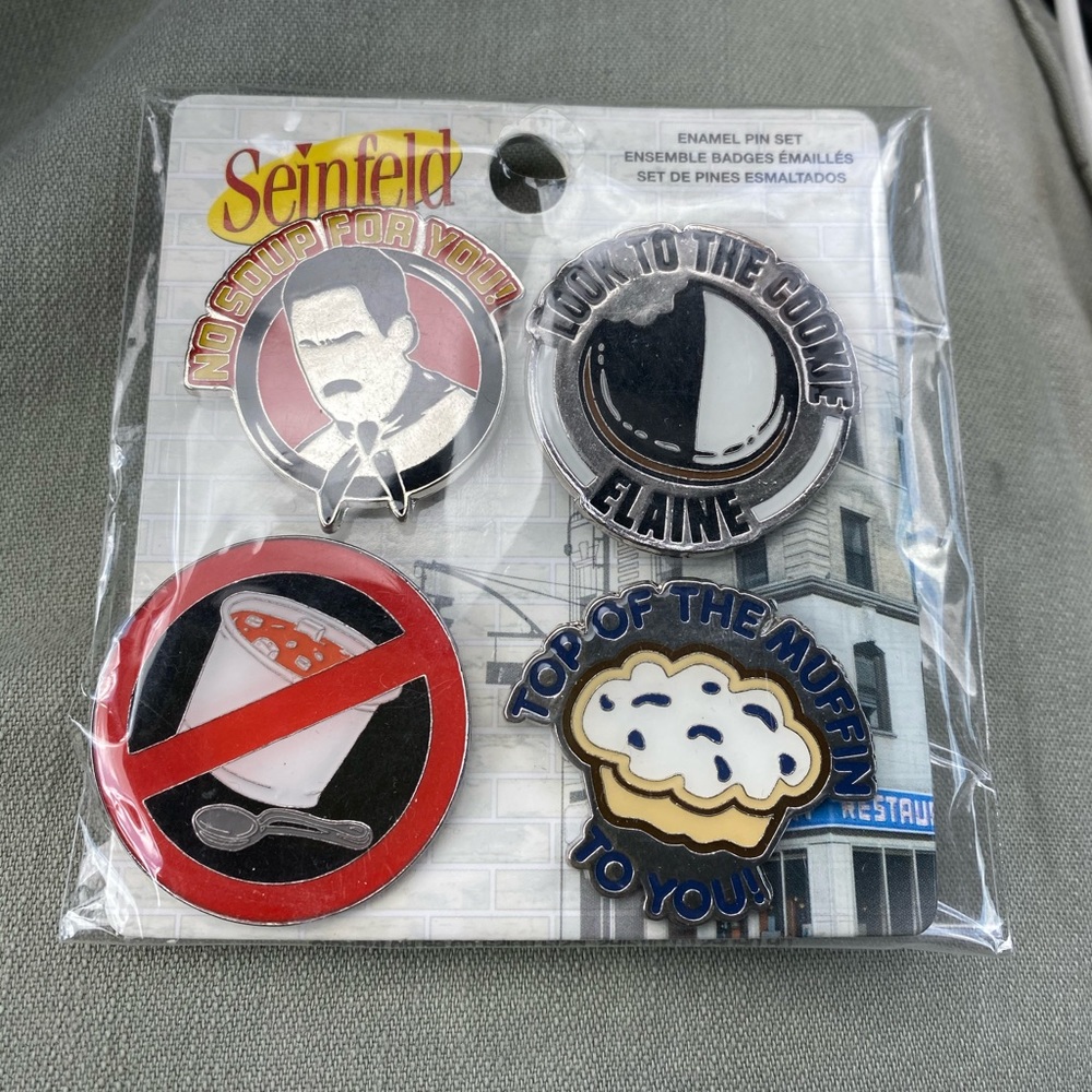 Seinfeld Enamel Pin Set